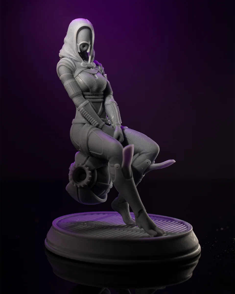 Tali Zorah | Fan Art | 3D Printed Resin Model Garage Kit | *Un-Painted* | H3LL Creator 6
