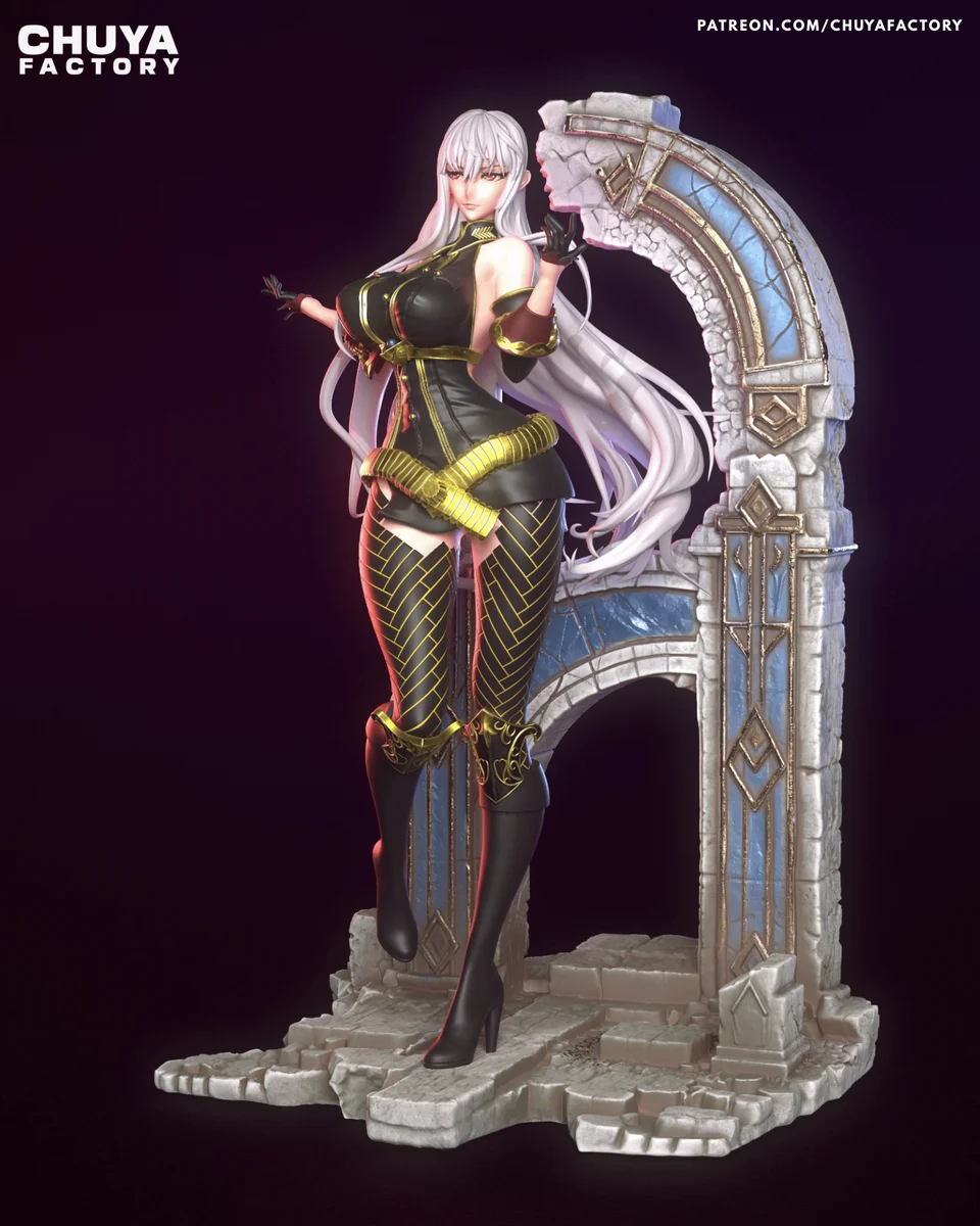 Selvaria Bles | Fan Art | 3D Printed Resin Model Garage Kit | *Un-Painted* | Chuya Factory 4