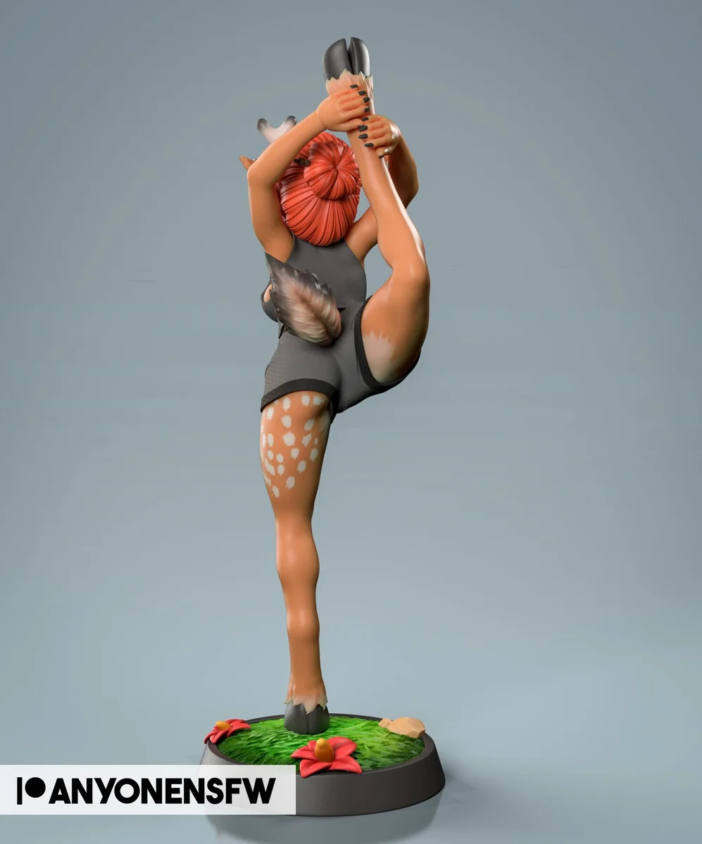 Dana Deer | Fan Art | 3D Printed Resin Model Garage Kit | *Un-Painted* | AnyoneNSFW 3