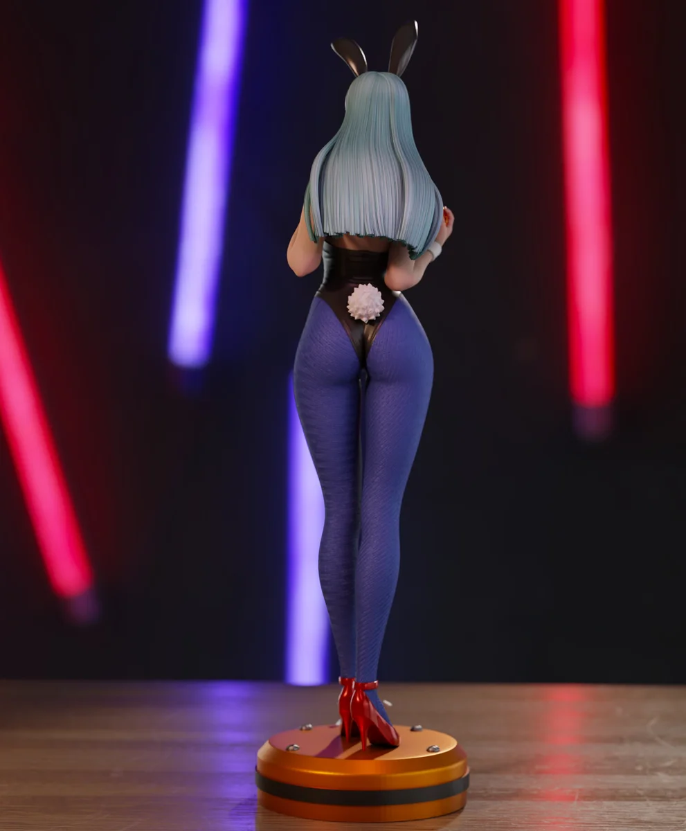 Bulma Bunny | Fan Art | 3D Printed Resin Model Garage Kit | *Un-Painted* | Momoji 7