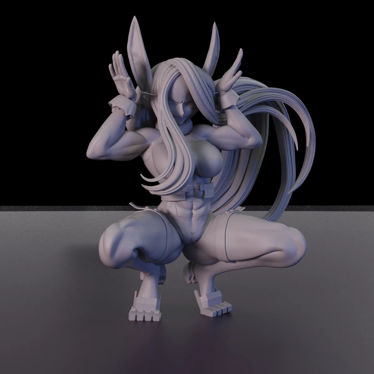 Mirko | Fan Art | 3D Printed Resin Model Garage Kit | *Un-Painted* | Yoru Studio 3