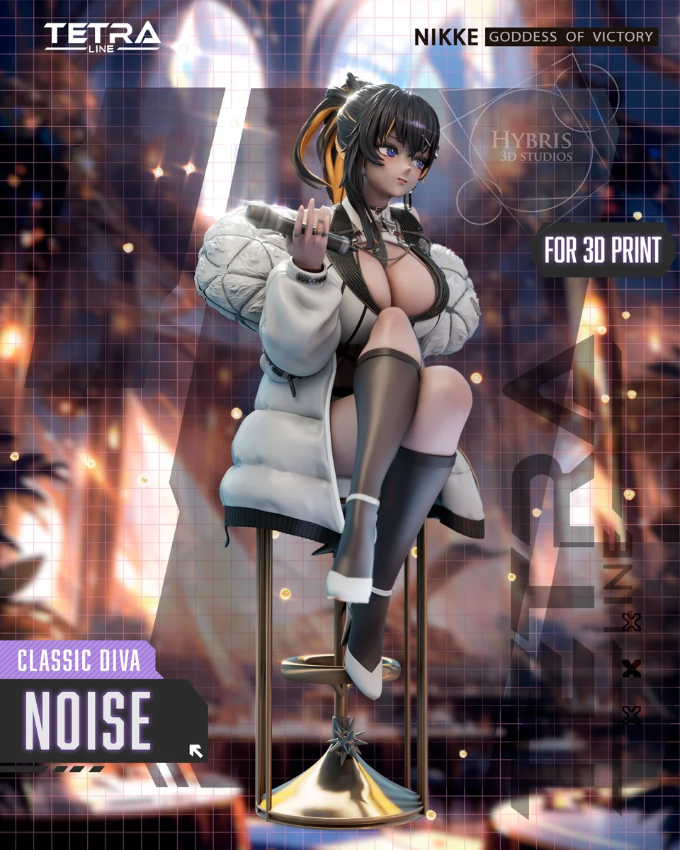 Noise | Fan Art | 3D Printed Resin Model Garage Kit | *Un-Painted* | Hybris Studios 5