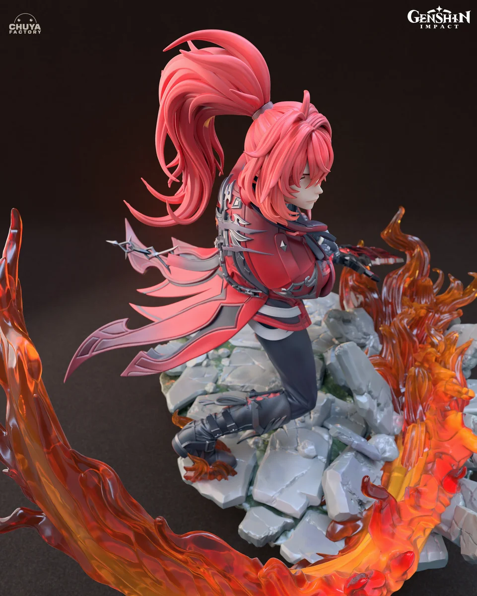 Diluc | Fan Art | 3D Printed Resin Model Garage Kit | *Un-Painted* | Chuya Factory 6