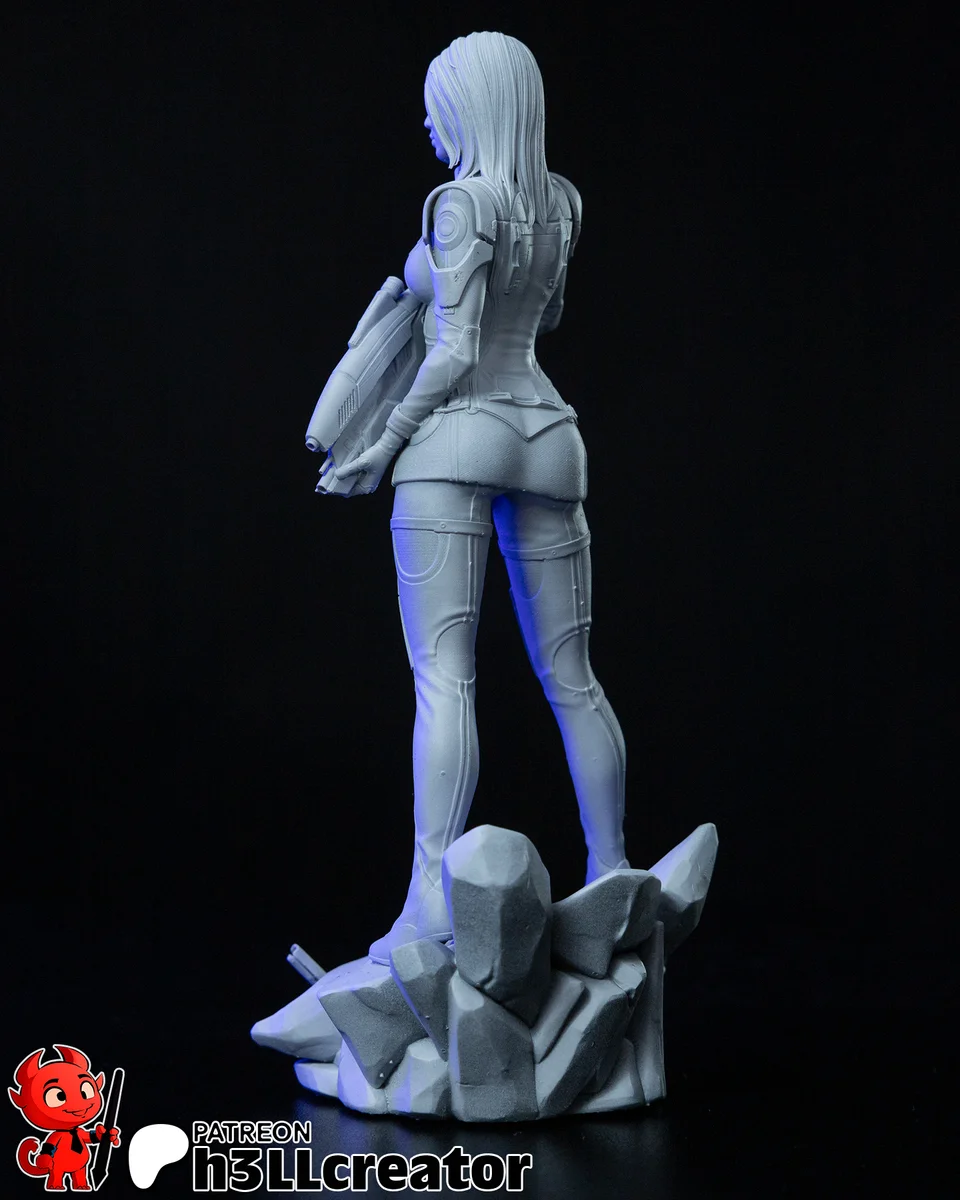 Ashley Williams | Fan Art | 3D Printed Resin Model Garage Kit | *Un-Painted* | H3LL Creator 11