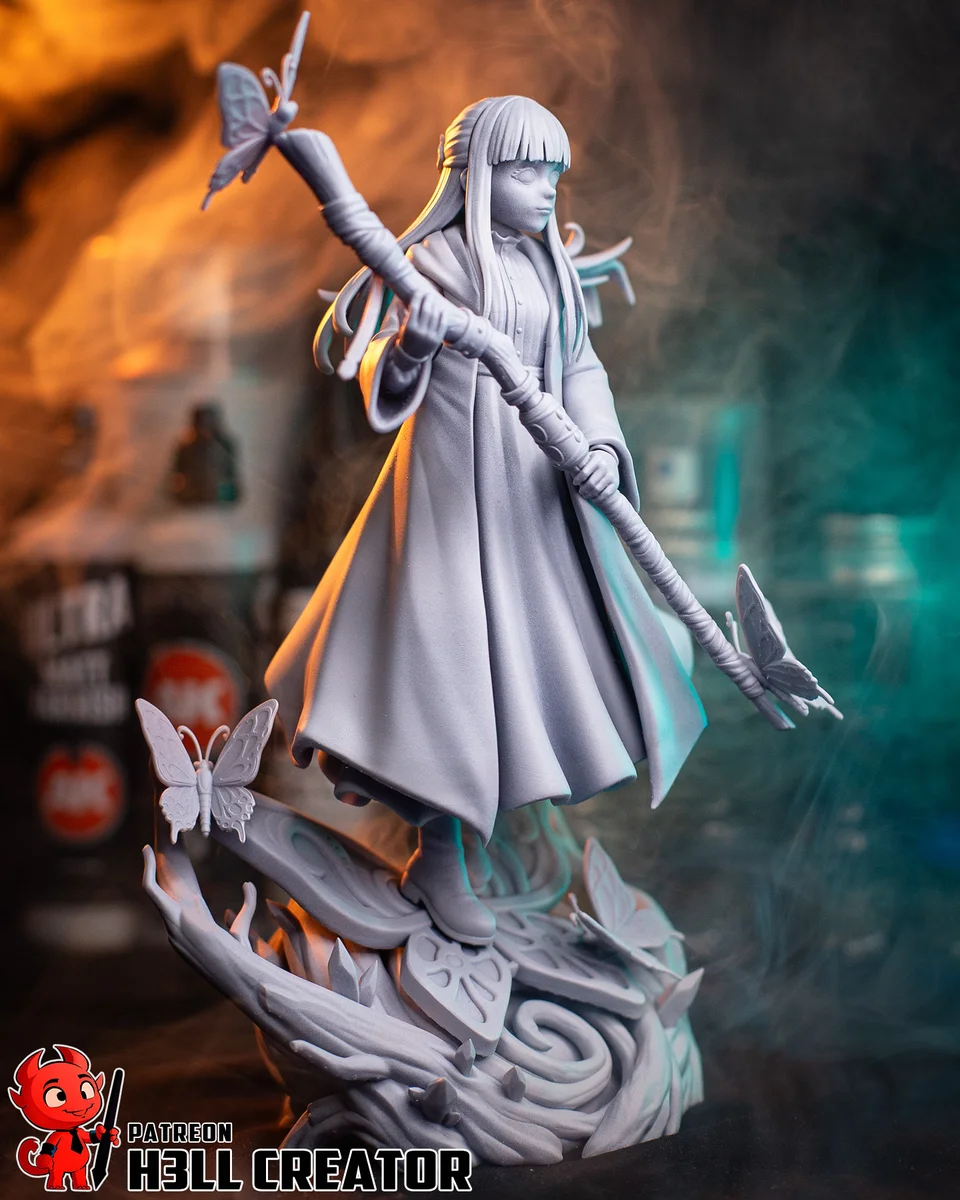 Fern | Fan Art | 3D Printed Resin Model Garage Kit | *Un-Painted* | H3LL Creator 9