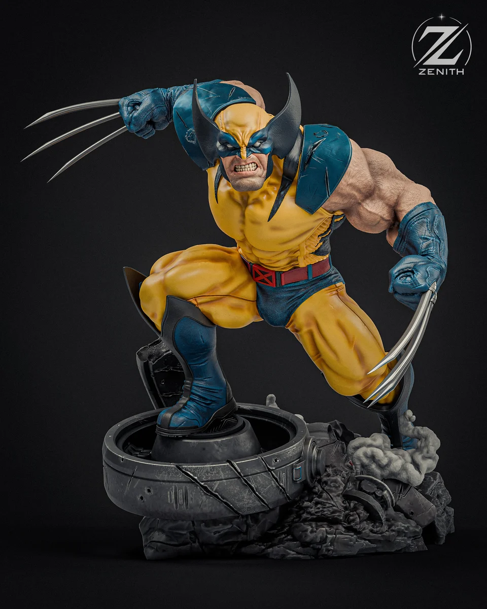 Wolverine | Fan Art | 3D Printed Resin Model Garage Kit | *Un-Painted* | Zenith Studios 3