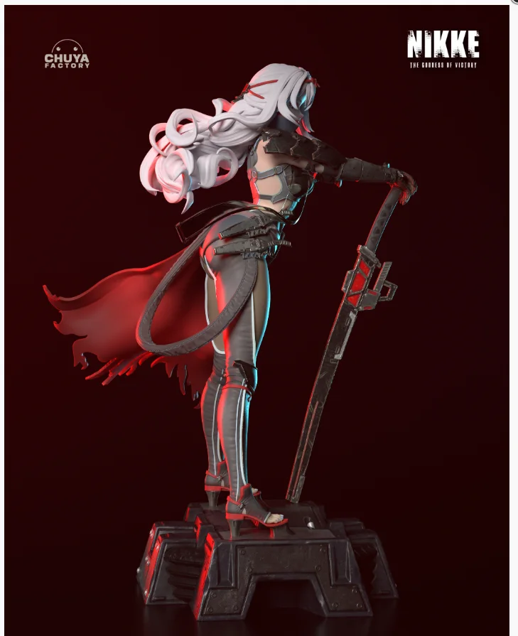 Scarlet | Fan Art | 3D Printed Resin Model Garage Kit | *Un-Painted* | Chuya Factory 6