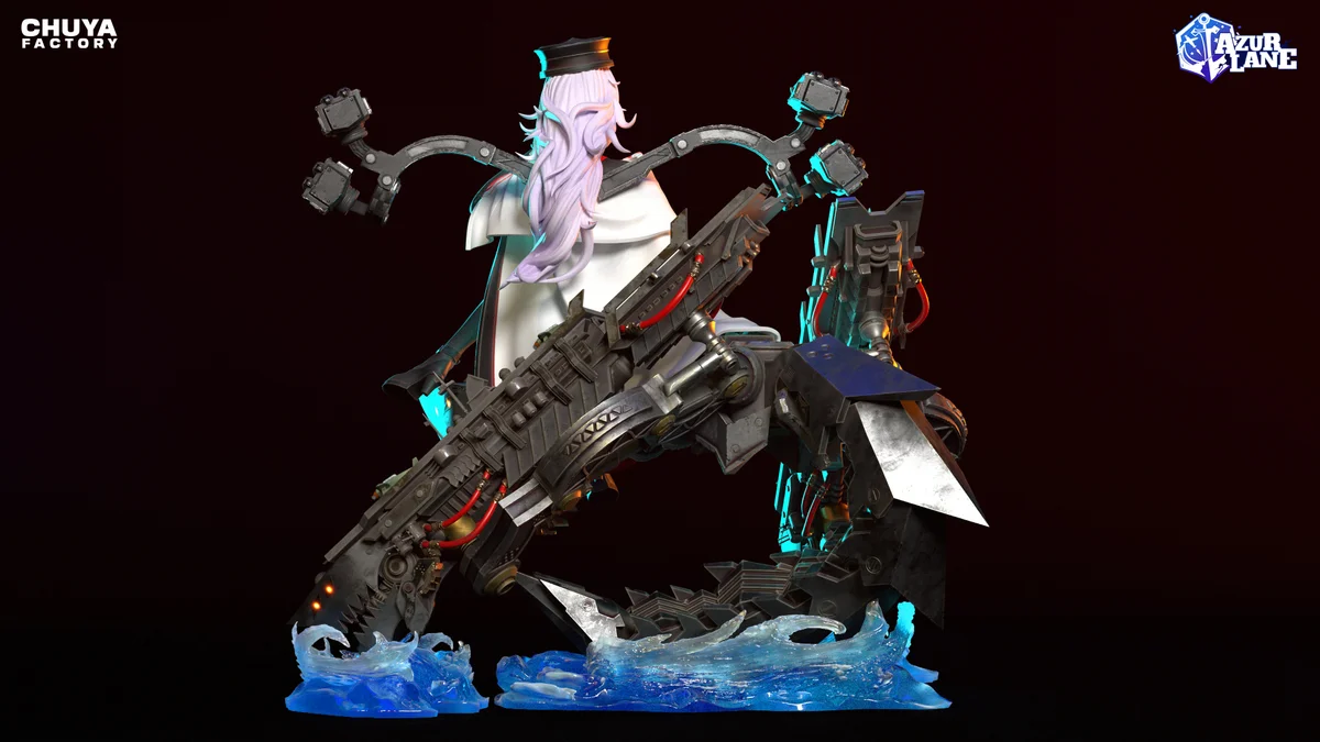 Graf Zeppelin | Fan Art | 3D Printed Resin Model Garage Kit | *Un-Painted* | Chuya Factory 5