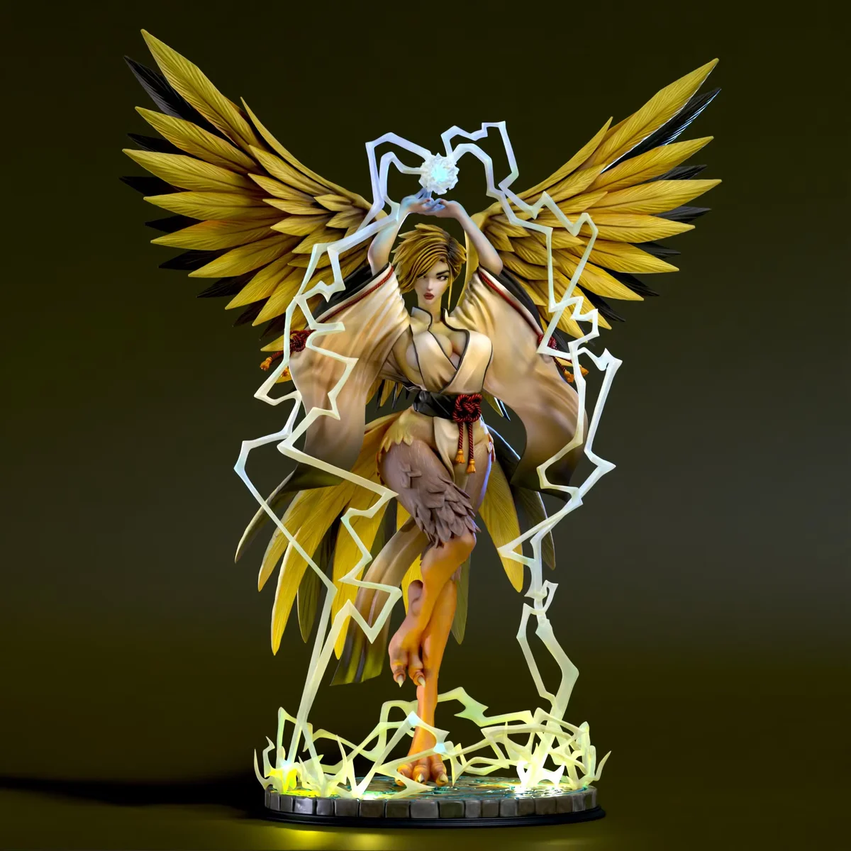 Zaphea - Waifumon | Fan Art | 3D Printed Resin Model Garage Kit | *Un-Painted* | SiryllArt 5