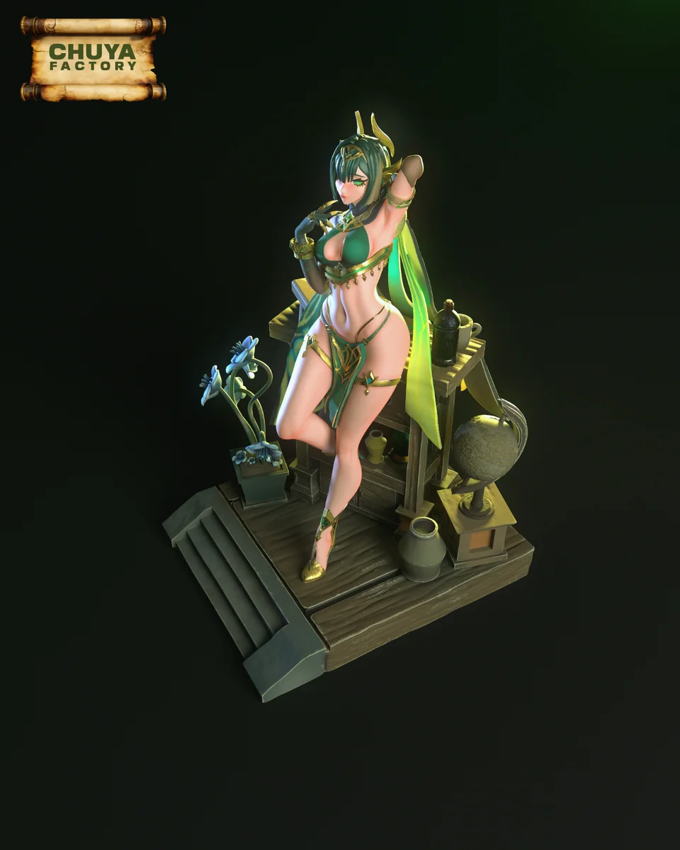 Nefer | Fan Art | 3D Printed Resin Model Garage Kit | *Un-Painted* | Chuya Factory 9