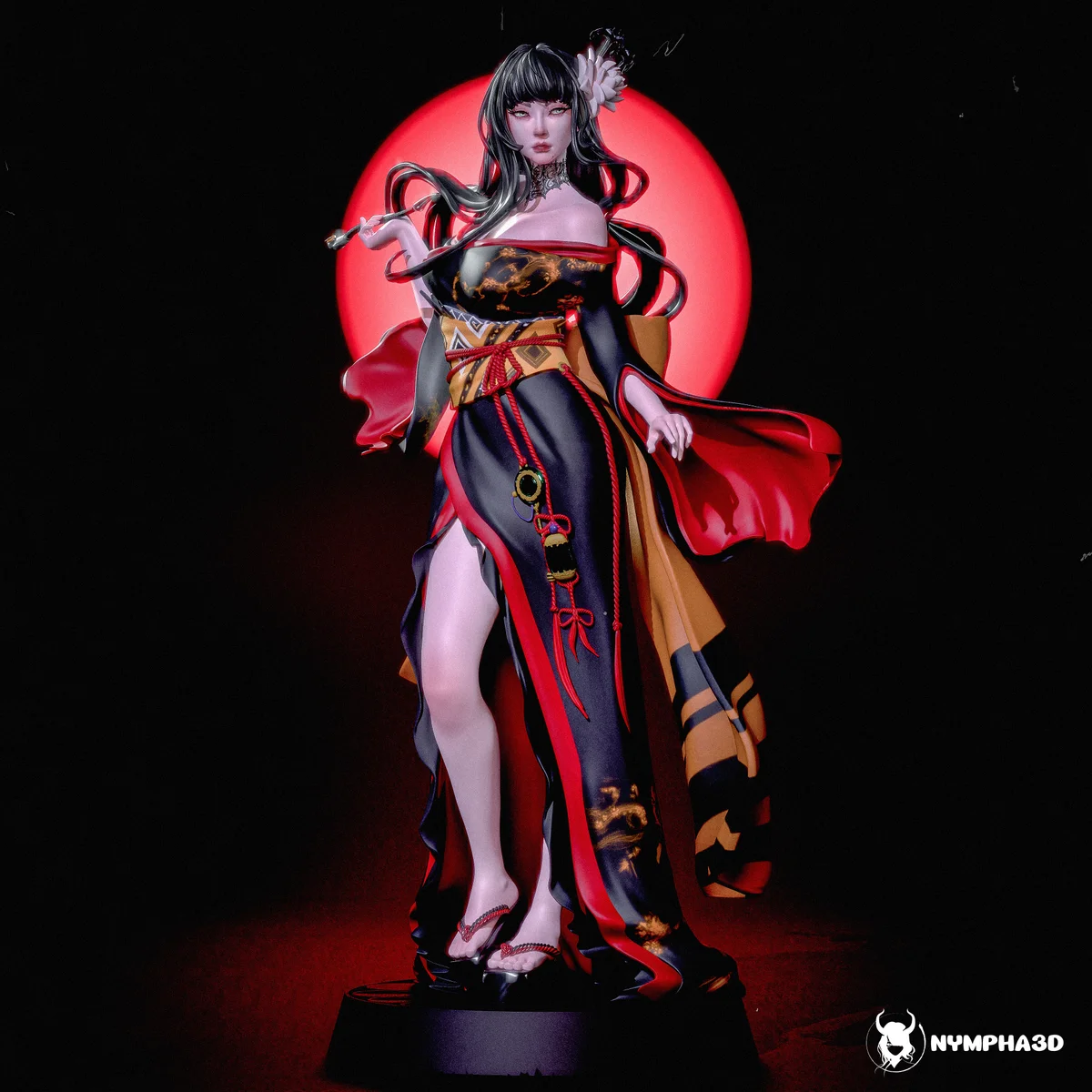 Yotsuyu | Fan Art | 3D Printed Resin Model Garage Kit | *Un-Painted* | Nympha3D 3