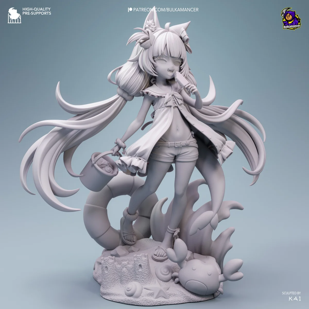 Saba | Fan Art | 3D Printed Resin Model Garage Kit | *Un-Painted* | Bulkamancer 6