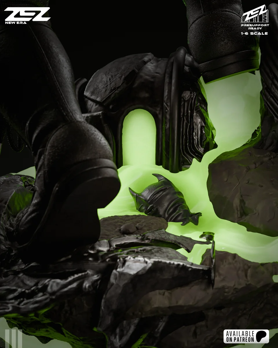 Bane | Fan Art | 3D Printed Resin Model Garage Kit | *Un-Painted* | ZEZ Studio 9