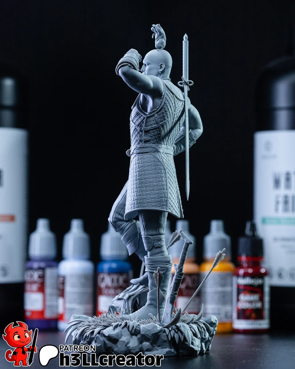 Minsc and Boo | Fan Art | 3D Printed Resin Model Garage Kit | *Un-Painted* | H3LL Creator 8