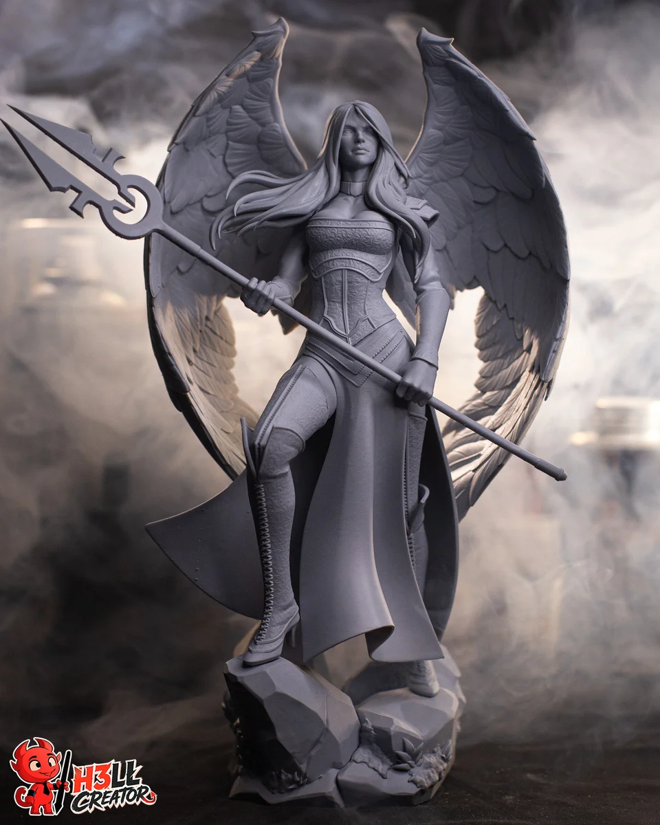 Avacyn | Fan Art | 3D Printed Resin Model Garage Kit | *Un-Painted* | H3LL Creator 9