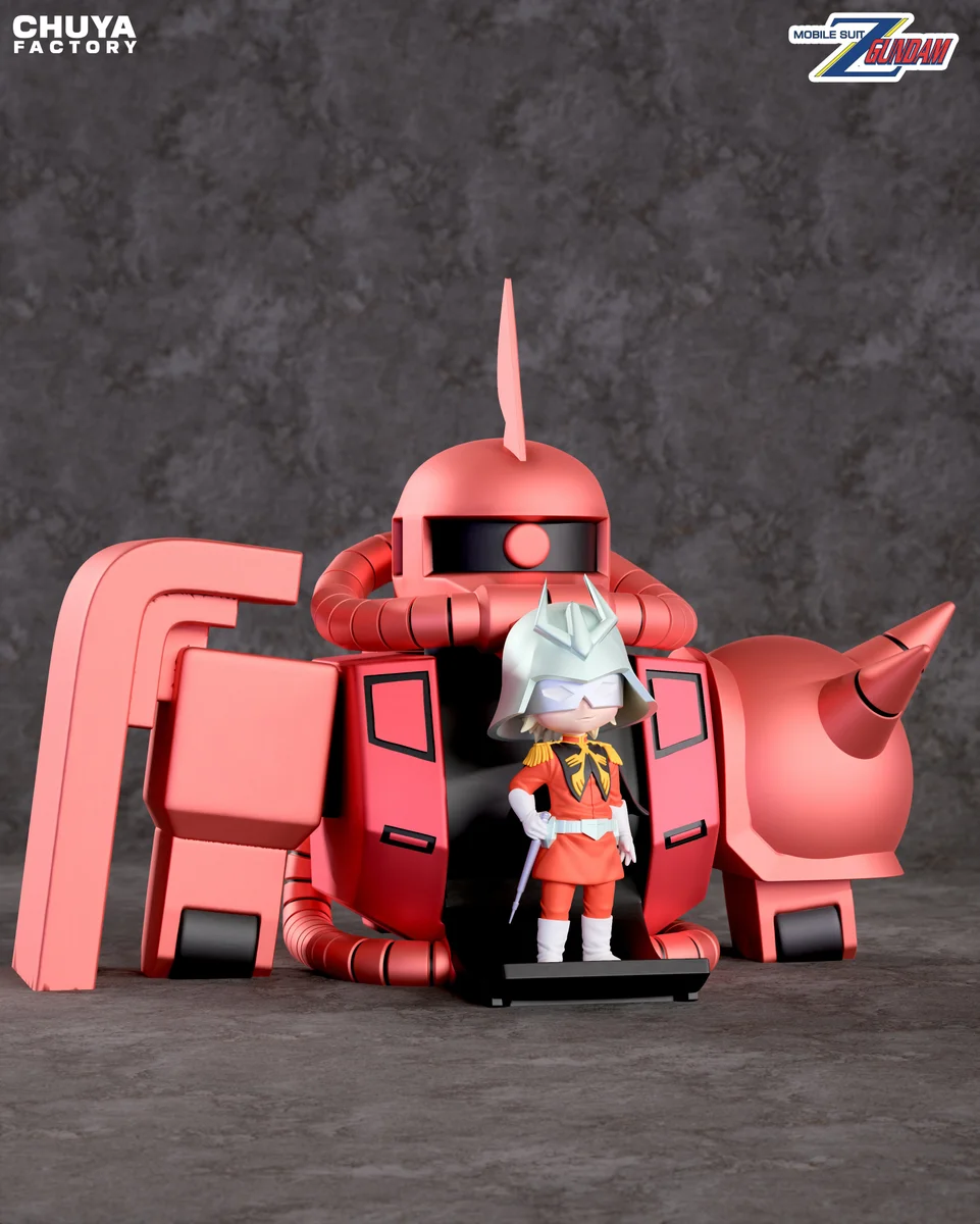 Chibi Char Aznable | Fan Art | 3D Printed Resin Model Garage Kit | *Un-Painted* | Chuya Factory 4