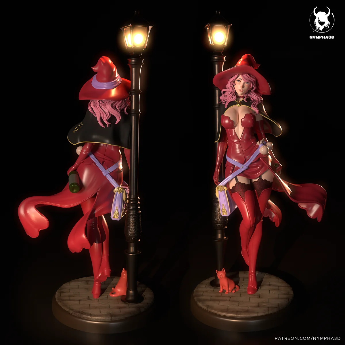 Vanessa Enoteca | Fan Art | 3D Printed Resin Model Garage Kit | *Un-Painted* | Nympha3D 3