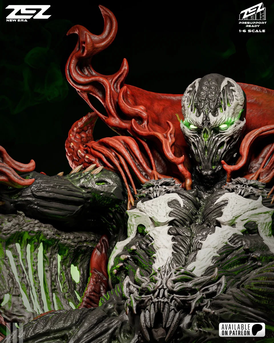 Spawn Throne | Fan Art | 3D Printed Resin Model Garage Kit | *Un-Painted* | ZEZ Studio 6