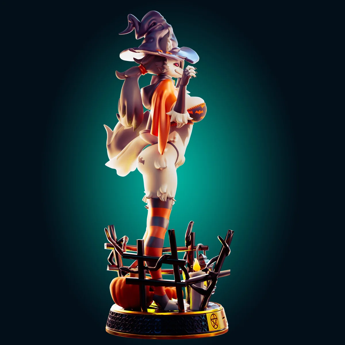 Spooky Hellhound | Fan Art | 3D Printed Resin Model Garage Kit | *Un-Painted* | Officer Rhu 3