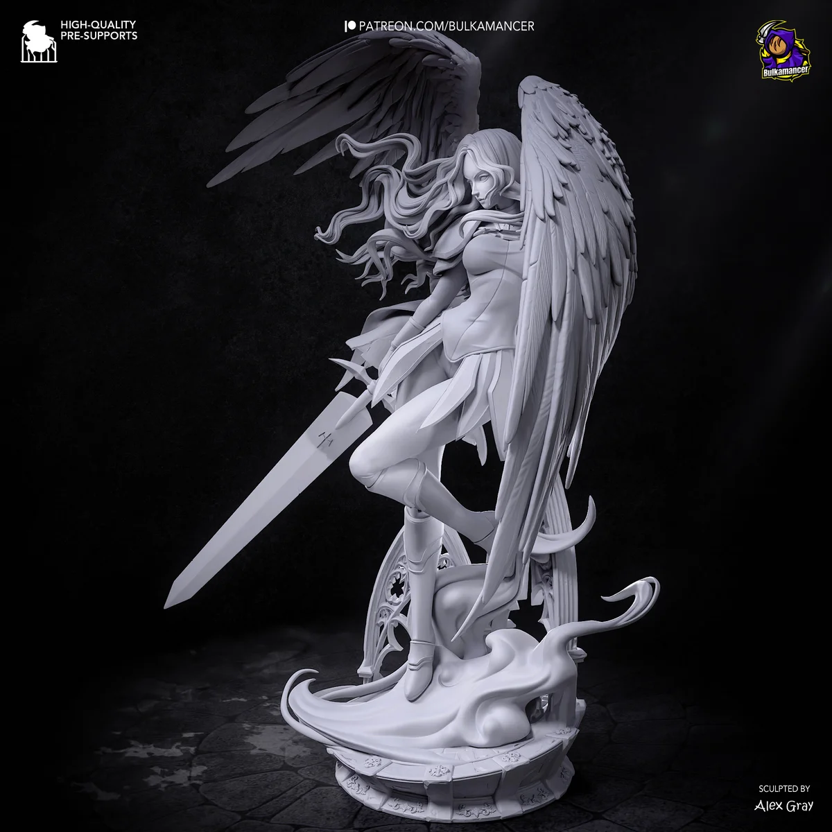 Teresa | Fan Art | 3D Printed Resin Model Garage Kit | *Un-Painted* | Bulkamancer 15