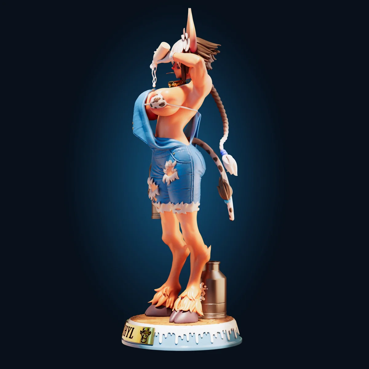 Milk Monster | Fan Art | 3D Printed Resin Model Garage Kit | *Un-Painted* | Officer Rhu 2