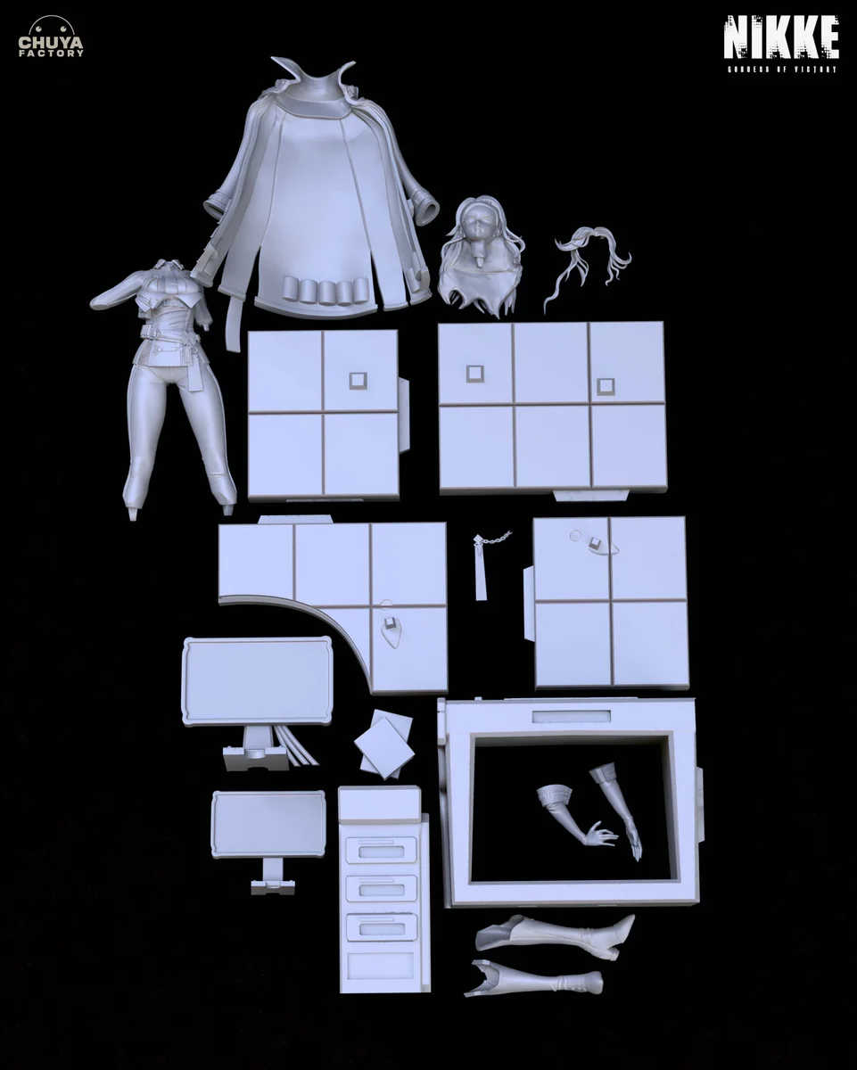 Ingrid | Fan Art | 3D Printed Resin Model Garage Kit | *Un-Painted* | Chuya Factory 11