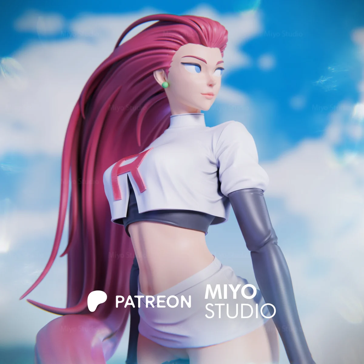 Jessie | Fan Art | 3D Printed Resin Model Garage Kit | *Un-Painted* | MiyoStudio