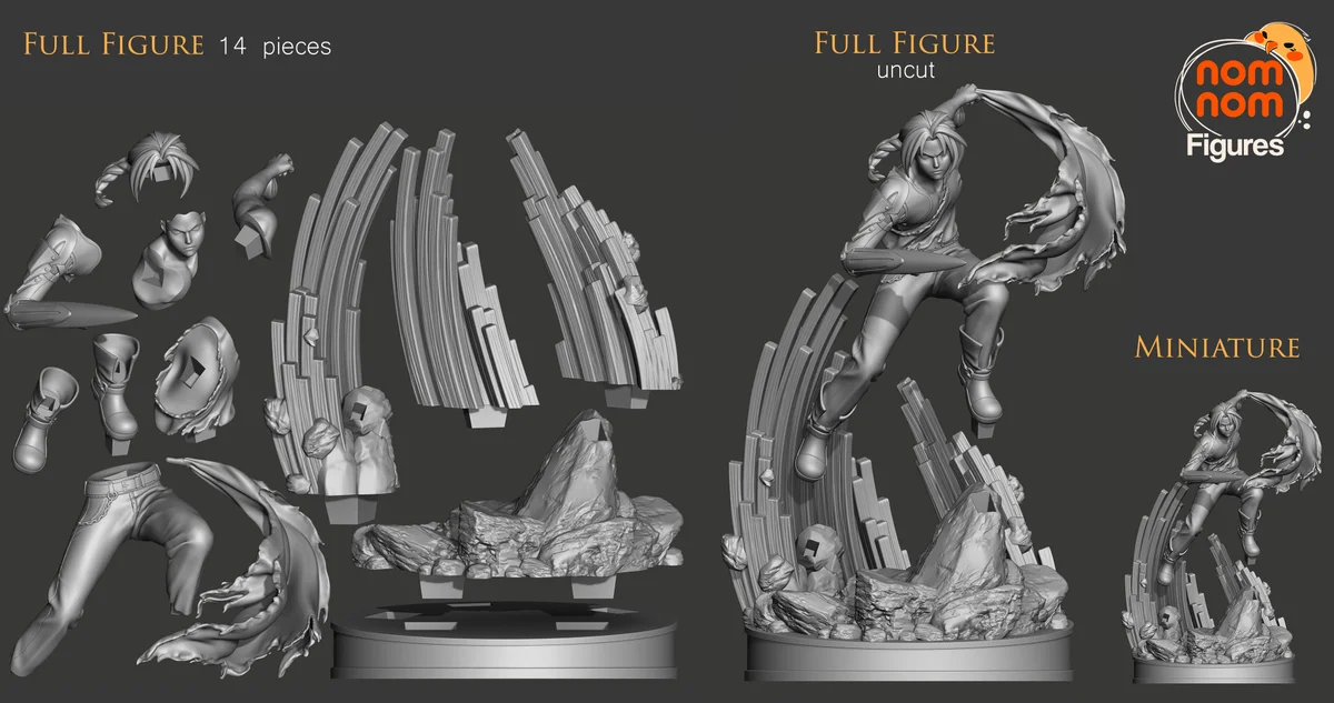 Edward Elric | Fan Art | 3D Printed Resin Model Garage Kit | *Un-Painted* | Nomnom 3