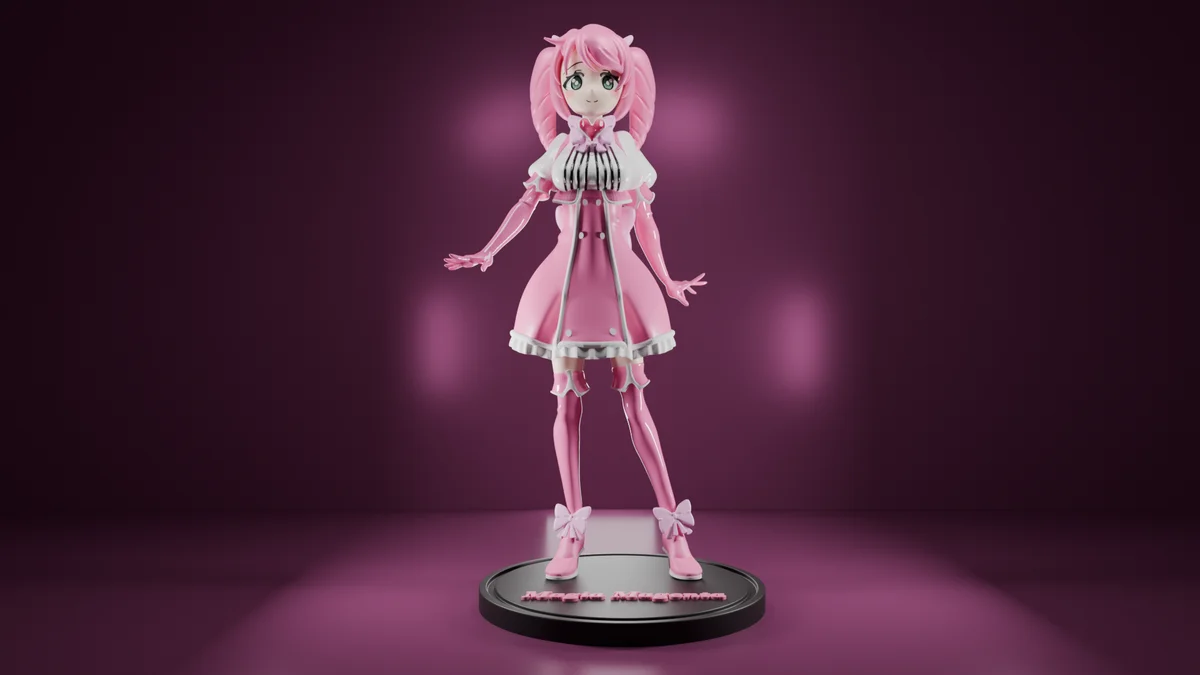 Magenta Magic | Fan Art | 3D Printed Resin Model Garage Kit | *Un-Painted* | Remy Sculpts