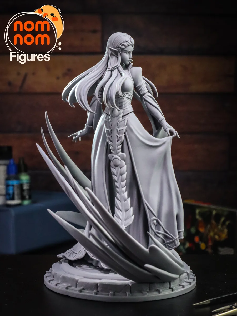 Princess Zelda | Fan Art | 3D Printed Resin Model Garage Kit | *Un-Painted* | Nomnom 6