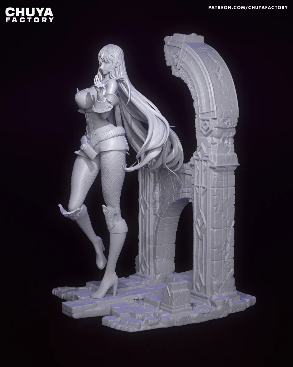 Selvaria Bles | Fan Art | 3D Printed Resin Model Garage Kit | *Un-Painted* | Chuya Factory 11