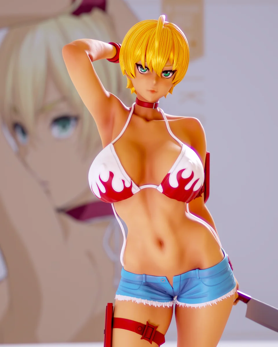 Ikumi Mito | Fan Art | 3D Printed Resin Model Garage Kit | *Un-Painted* | Momoji