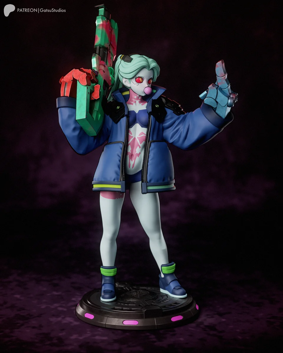Rebecca | Fan Art | 3D Printed Resin Model Garage Kit | *Un-Painted* | Gatsu Studios 3