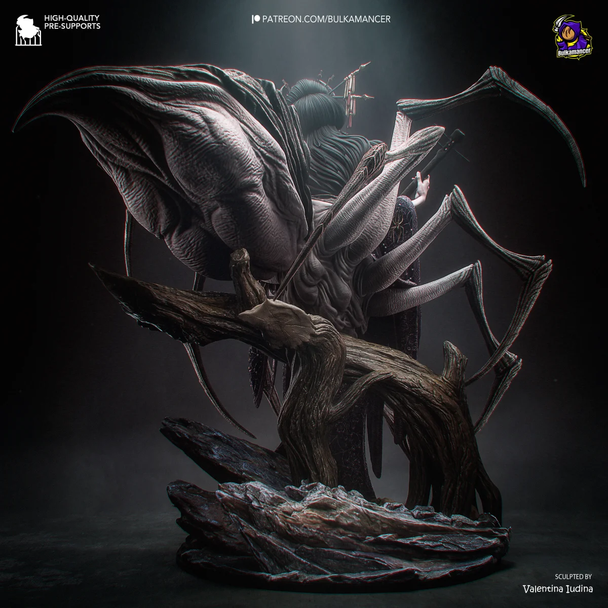 Jorogumo | Fan Art | 3D Printed Resin Model Garage Kit | *Un-Painted* | Bulkamancer 4