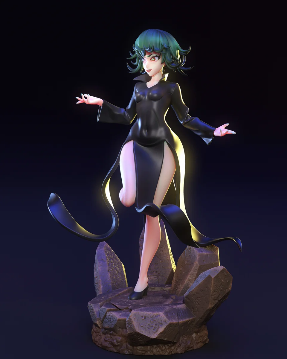 Tatsumaki | Fan Art | 3D Printed Resin Model Garage Kit | *Un-Painted* | Chuya Factory 3