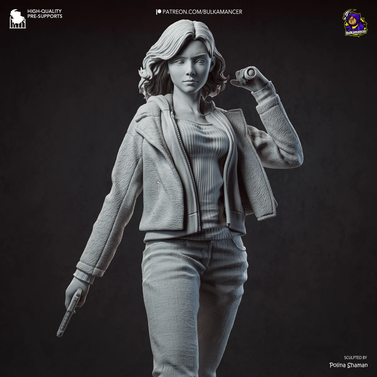 Grace Ashcroft | Fan Art | 3D Printed Resin Model Garage Kit | *Un-Painted* | Bulkamancer 6
