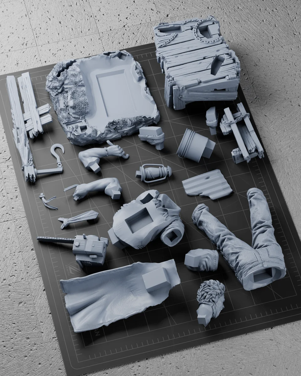 Leatherface | Fan Art | 3D Printed Resin Model Garage Kit | *Un-Painted* | Zenith Studios 7
