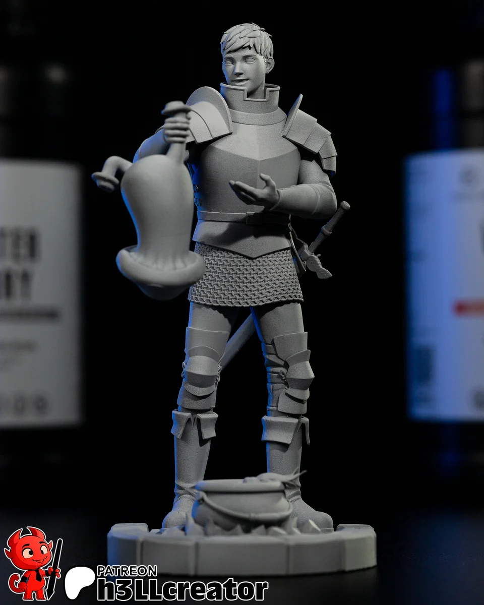 Laios Touden | Fan Art | 3D Printed Resin Model Garage Kit | *Un-Painted* | H3LL Creator 3