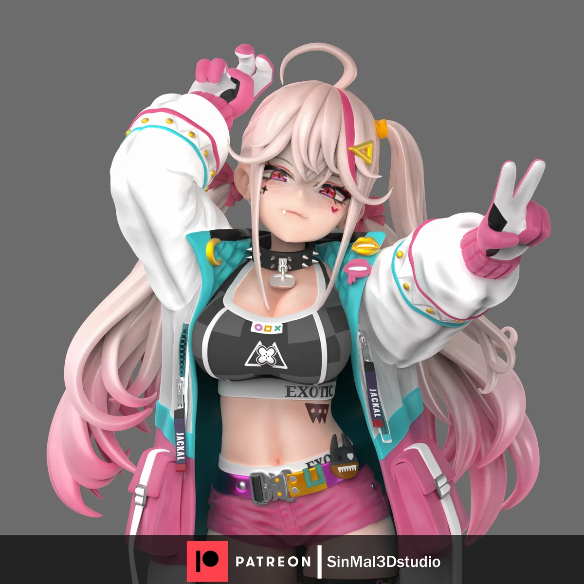 Jackal | Fan Art | 3D Printed Resin Model Garage Kit | *Un-Painted* | Sin3Dstudio