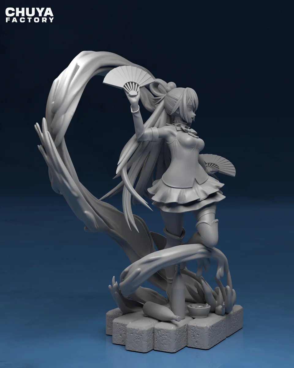 Aqua | Fan Art | 3D Printed Resin Model Garage Kit | *Un-Painted* | Chuya Factory 9