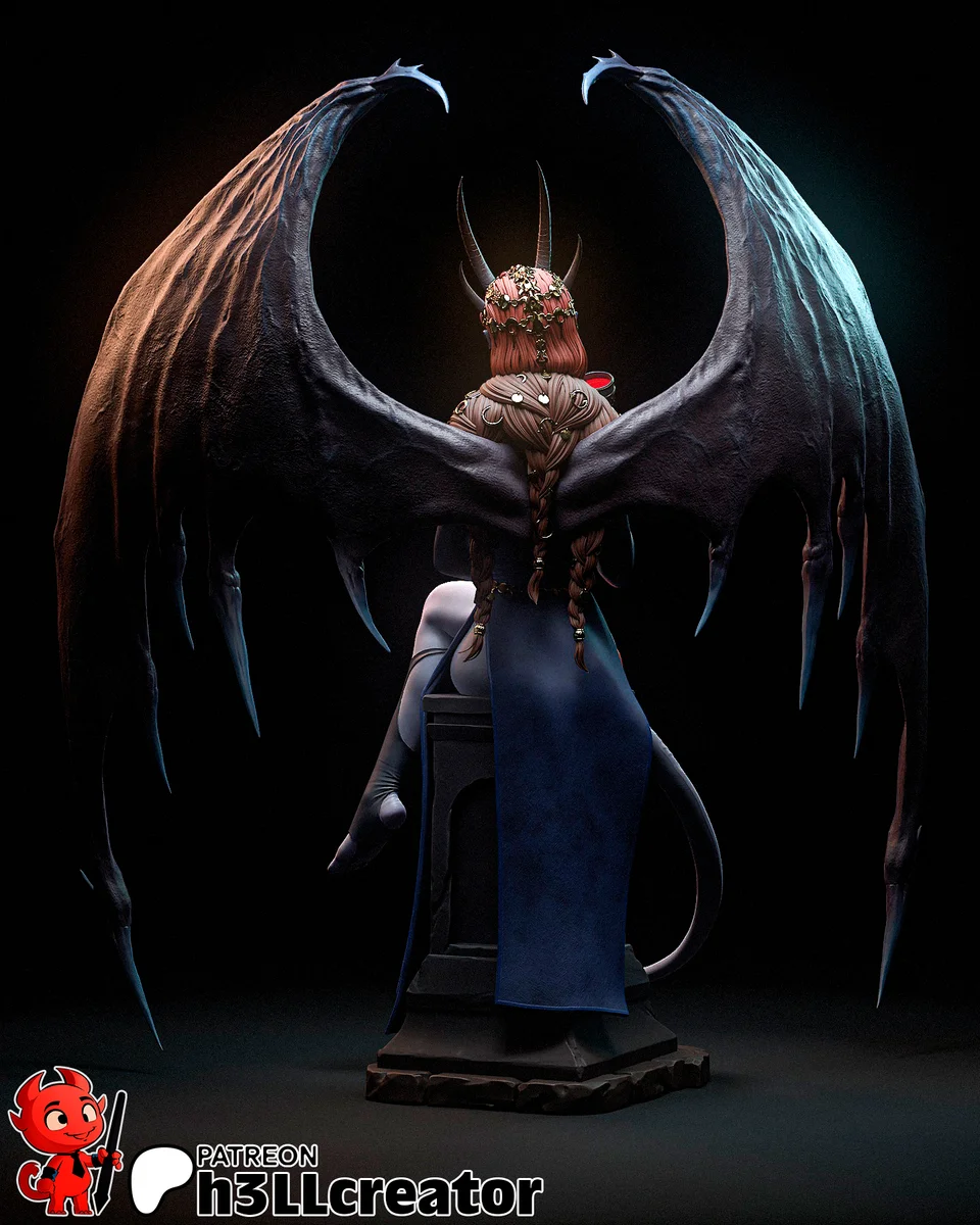 Mizora | Fan Art | 3D Printed Resin Model Garage Kit | *Un-Painted* | H3LL Creator 11