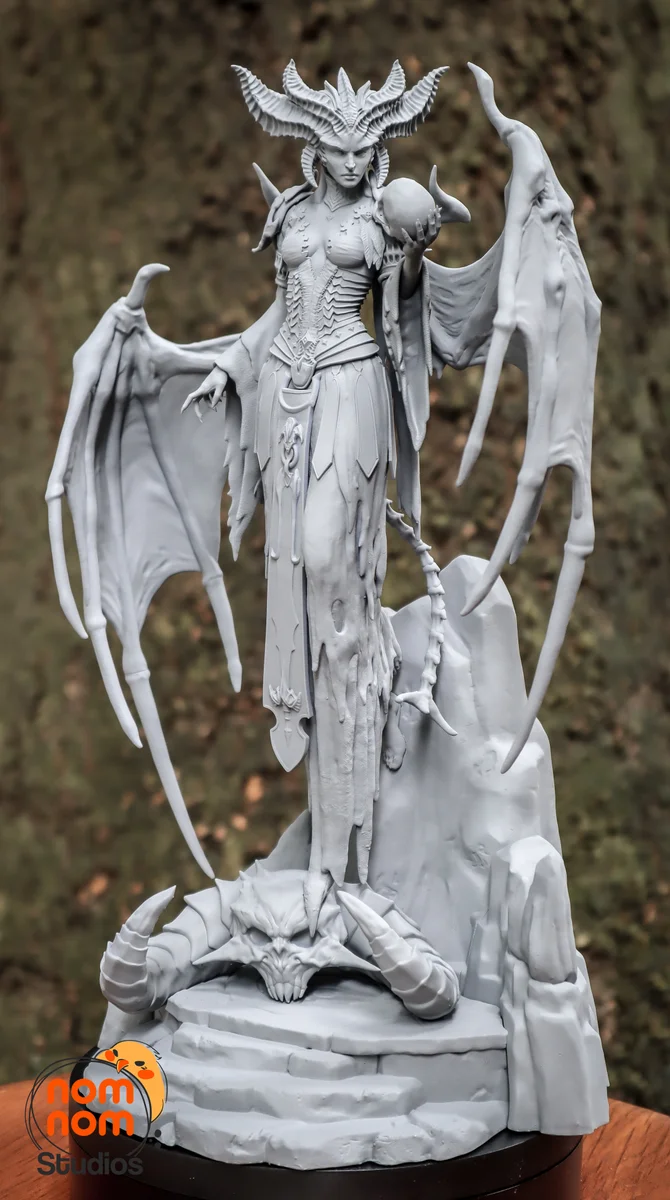 Lilith | Fan Art | 3D Printed Resin Model Garage Kit | *Un-Painted* | Nomnom 4