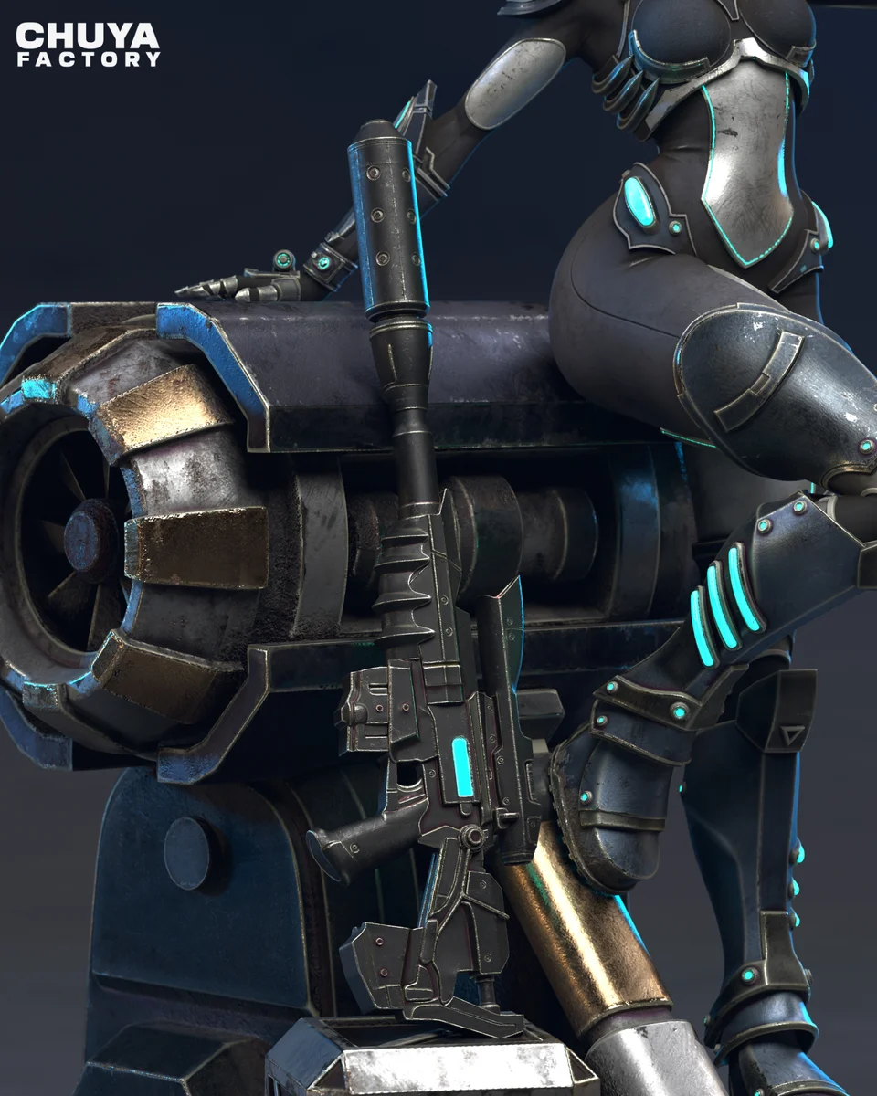 Nova Terra | Fan Art | 3D Printed Resin Model Garage Kit | *Un-Painted* | Chuya Factory 5