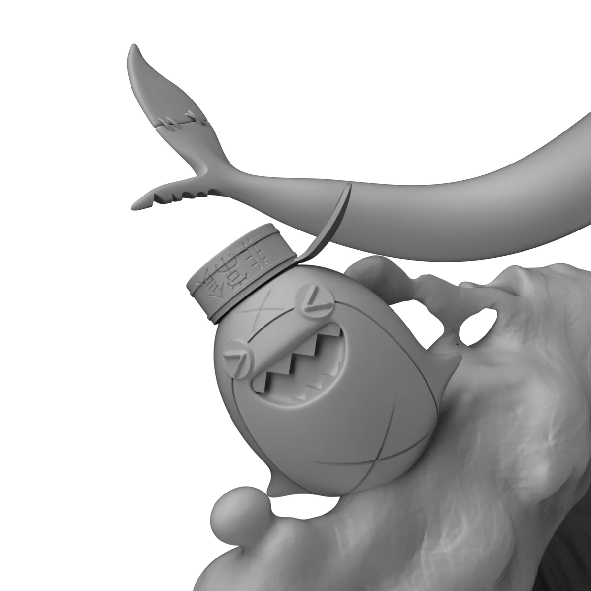Gawr Gura | Fan Art | 3D Printed Resin Model Garage Kit | *Un-Painted* | Yoru Studio 5