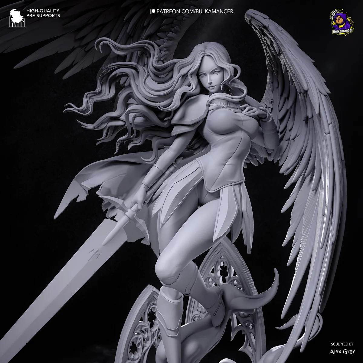 Teresa | Fan Art | 3D Printed Resin Model Garage Kit | *Un-Painted* | Bulkamancer 16