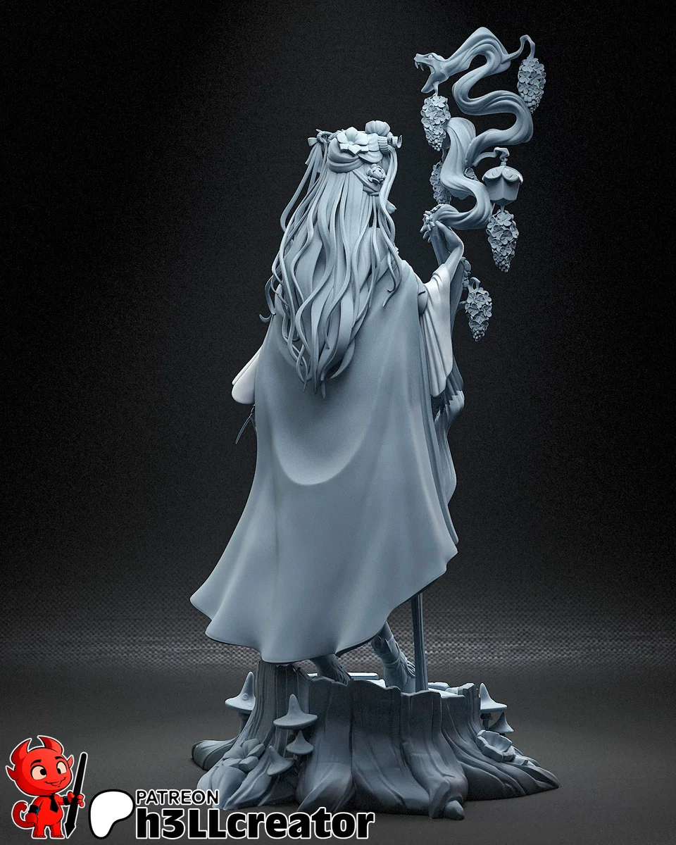 Fearne | Fan Art | 3D Printed Resin Model Garage Kit | *Un-Painted* | H3LL Creator 11