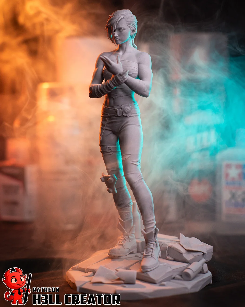 Arena Fighter | Fan Art | 3D Printed Resin Model Garage Kit | *Un-Painted* | H3LL Creator 11