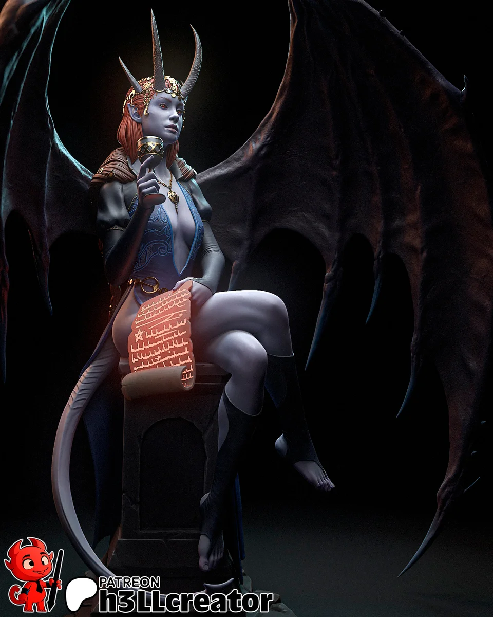 Mizora | Fan Art | 3D Printed Resin Model Garage Kit | *Un-Painted* | H3LL Creator 4