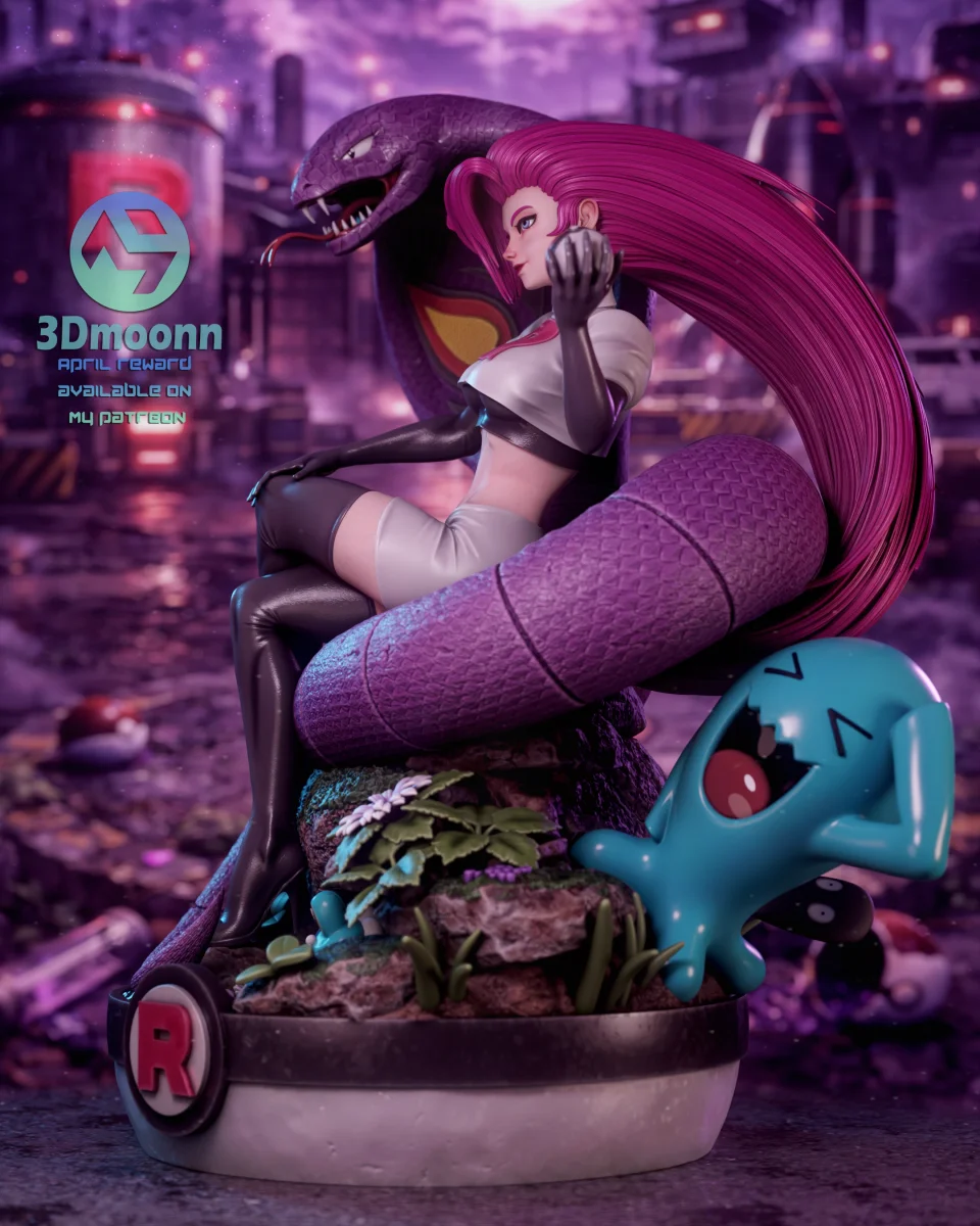 Jessie | Fan Art | 3D Printed Resin Model Garage Kit | *Un-Painted* | 3DMoonn 4