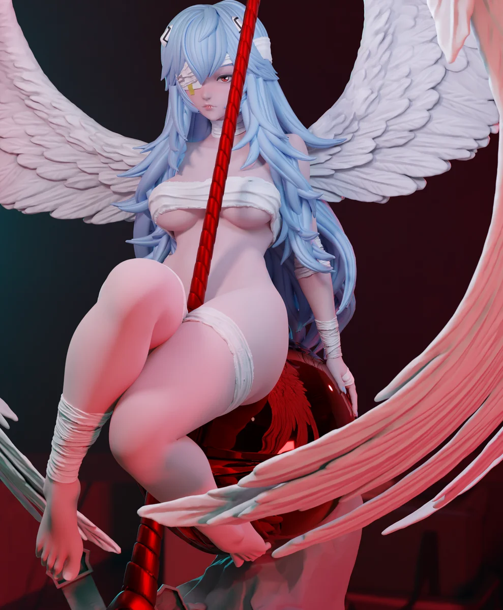 Rei Ayanami | Fan Art | 3D Printed Resin Model Garage Kit | *Un-Painted* | Momoji 7